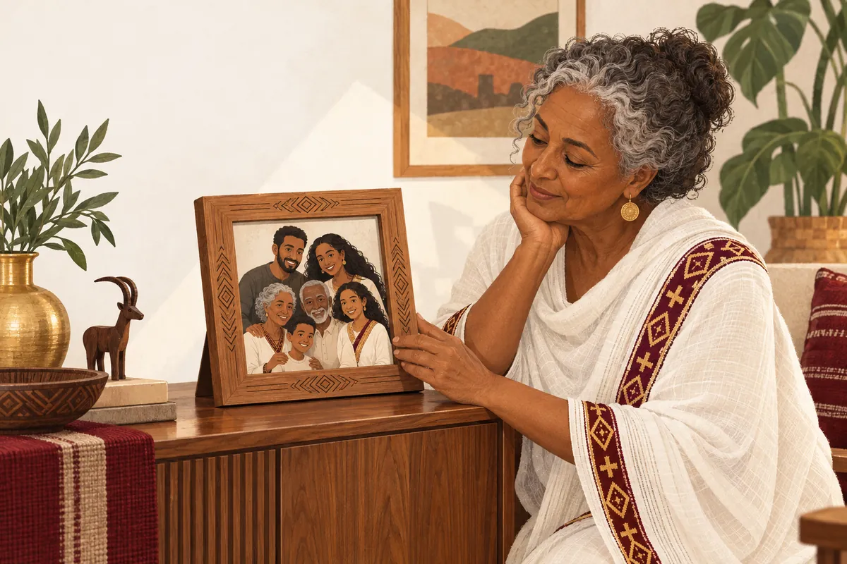 Illustration of the custom engraved photo frame